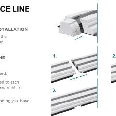 Air Diffusers Gypsum "Performance Linear Slot" with Coanda deflector