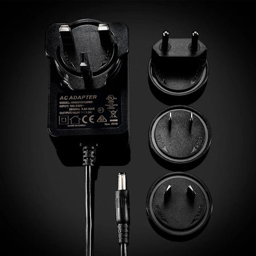 15V 1.5 A Charger with UK, EU, US & AU Adaptors (for all other site lights)