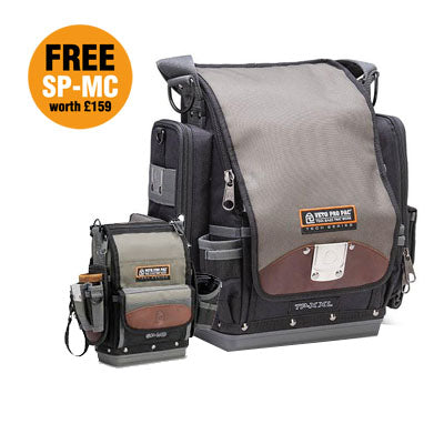 Veto TP-XXL Extra Large Tool Pouch with Free SP-MC Multi Function Tool Pouch, Tool Pocket and Drill Holster