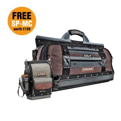 Veto XXLF Horizontal Storage Bag with Free SP-MC Multi Function Tool Pouch, Tool Pocket and Drill Holster