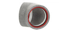 Zehnder GD Round Ducting, Insulated GD8 45 Deg Bend Dia 125 mm