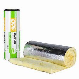 Insulated Duct Wrap 18m long by 1.2m wide - 25mm Insulation Thickness