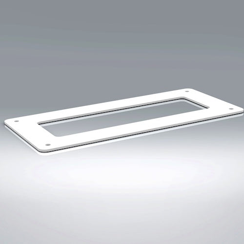 Verplas Sys204: Rectangular Wall Plate (204x60)