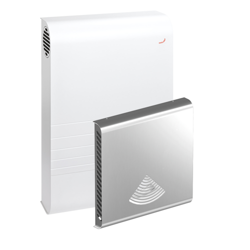 Zehnder ComfoAir 70 Heat Recovery Unit with Stainless Steel External Wall Panel