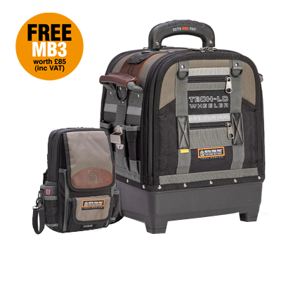 Veto Tech LC Wheeler Tool Bag with Free MB3 Bag