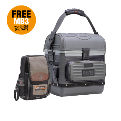 Veto LBC-15 Carbon Lunchbox with Free MB3 Bag