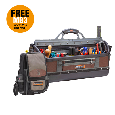 Veto OT-XXL Extra Extra Large Open Top Tool Bag with Free MB3 Bag