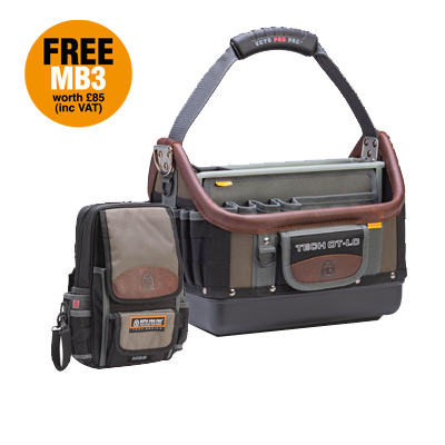 Veto Tech OT-LC Large Open Top Tool Bag with Free MB3 Bag