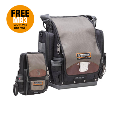 Veto TP-XXL Extra Large Tool Pouch with Free MB3 Bag