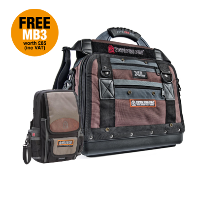 Veto XL Extra Large Compact Tool Bag with Free MB3 Bag