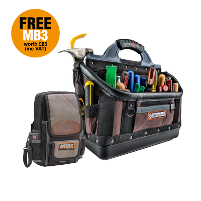 Veto OT-XL Extra Large Open Top Tool Bag with Free MB3 Bag