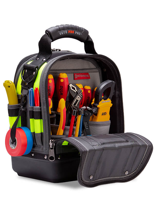 Veto Pro Pac Tech-MCT Hi-Viz Yellow Compact/Tall Tool Bag