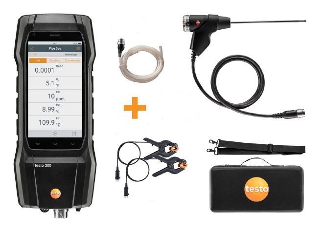 testo 300 - Flue Gas Analyser advanced kit